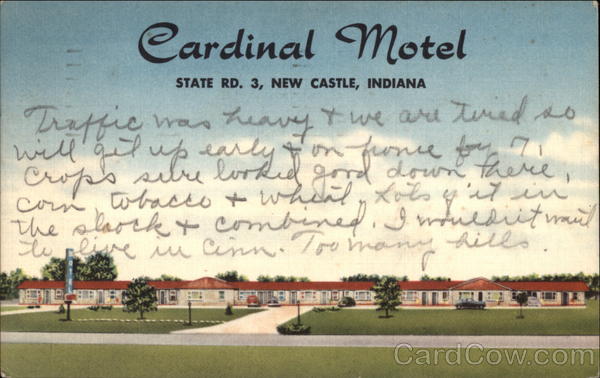 Cardinal Motel New Castle Indiana