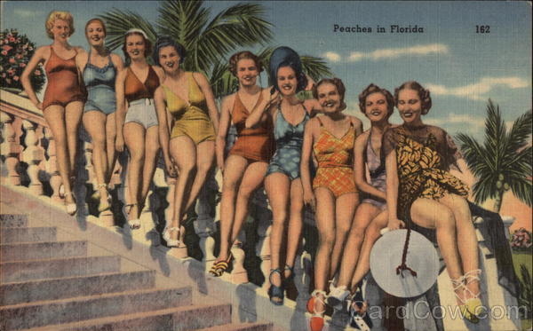 Peaches in Florida Swimsuits & Pinup