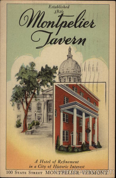 Montpelier Tavern Vermont