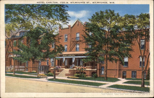 Hotel Carlton, 1120 N. Milwaukee St Wisconsin