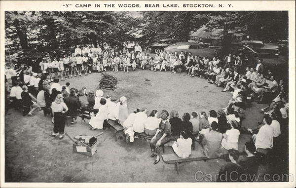 Y Camp in the Woods at Bear Lake Stockton New York