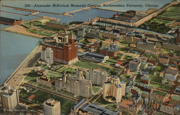 Alexander McKinlock Memorial Campus, Northwestern University Chicago Illinois