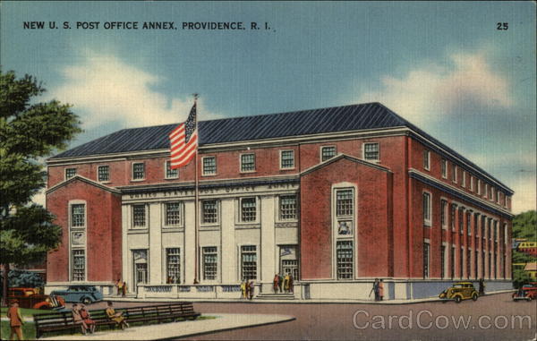 New U. S. Post Office Annex Providence Rhode Island