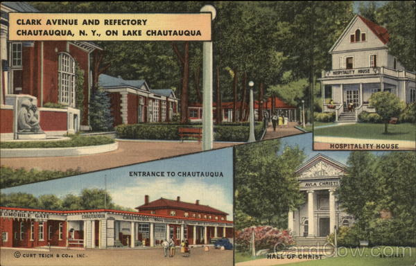 Clark Avenue and Refectory Chautauqua New York