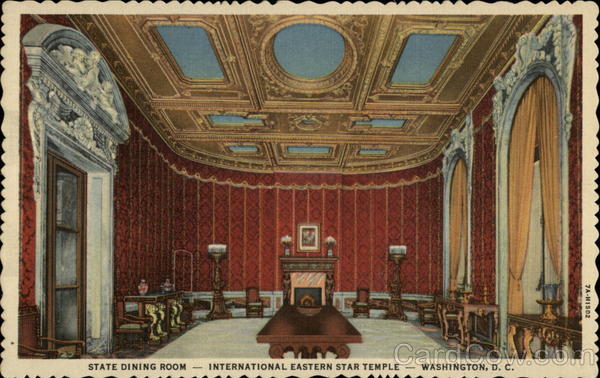 State Dining Room, International Eastern Star Temple Washington District of Columbia
