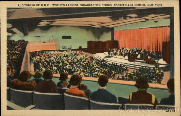 Auditorium of N. B. C. at Rockefeller Center New York