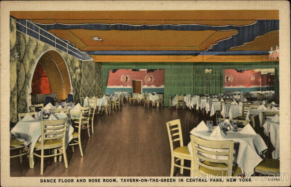 Dance Floor and Rose Room, Tavern-On-The-Green in Central Park New York City