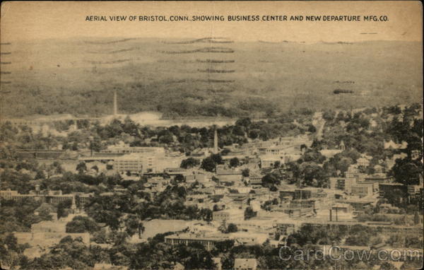 Aerial View of Bristol Connecticut