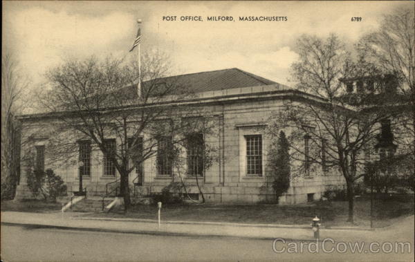 Post Office Milford Massachusetts