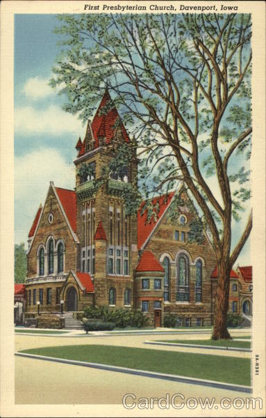 First Presbyterian Church in Davenport Iowa