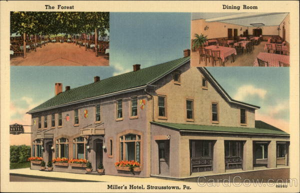 Miller's Hotel Strausstown Pennsylvania