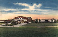 The Shelby Memorial Community Center North Carolina Postcard Postcard