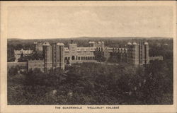 The Quadrangle, Wellesley College Postcard