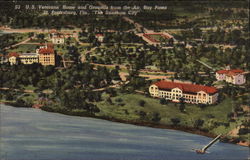S3 U.S. Veterans' Home and Grounds from the Air, Bay Pines Postcard