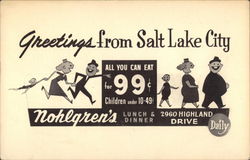 Greetings from Salt Lake City - Nohlgren's Postcard