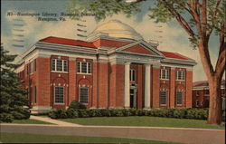 Huntington Library, Hampton Institute Virginia Postcard Postcard