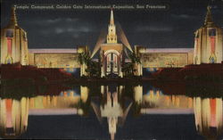 The Temple Compound - Golden Gate International Exposition Postcard