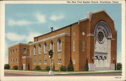 The New First Baptist Church Postcard