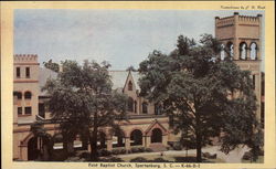 First Baptist Church Spartanburg, SC Postcard Postcard