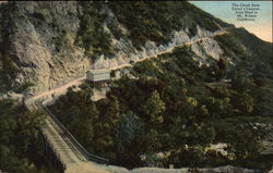 The Climb from Eason's Canyon, Auto Road Postcard