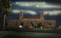 Breakers Hotel at night Postcard