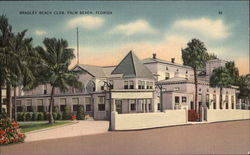 Bradley Beach Club Palm Beach, FL Postcard Postcard