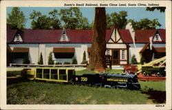 Santa's Small Railroad, Santa Claus Land Indiana Postcard Postcard