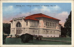 Fowler Hall, Purdue University Lafayette, IN Postcard Postcard