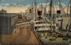 Harbor View, America's Second Largest Seaport Postcard