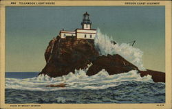 Tillamook Light House, Oregon Coast Highway Postcard