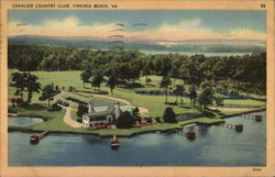 Cavalier Country Club Virginia Beach, VA Postcard Postcard