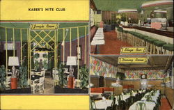 Kaber's Nite Club Prairie du Chien, WI Postcard Postcard