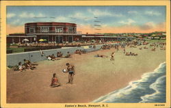 Easton's Beach Newport, RI Postcard Postcard
