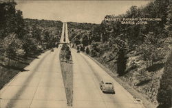 Merritt Parkway Darien, CT Postcard Postcard