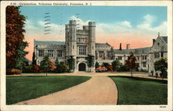 Gymnasium, Princeton University Postcard