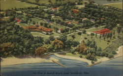 Aerial View of Beulah Beach Postcard
