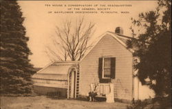 Tea House & Conservatory of the Headquarters of the General Society of Mayflower Descendants Postcard