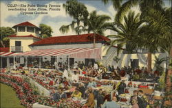 The Palm Dining Terrace overlooking Lake Eloise Postcard
