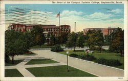 The Heart of the Campus of Tarleton College Stephenville, TX Postcard Postcard