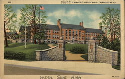 Fairmont High School West Virginia Postcard Postcard