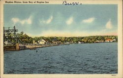 Naples from Bay of Naples Inn Maine Postcard Postcard