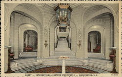 Lobby - International Eastern Star Temple Washington, DC Washington DC Postcard Postcard