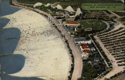 Airview of Ponchartrain Beach Postcard