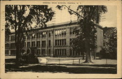 Oneida High School New York Postcard Postcard