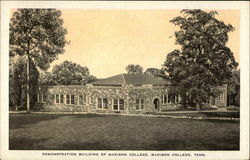 Demonstration Building of Madison College Tennessee Postcard Postcard