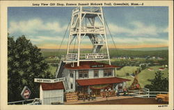 Long View Gift Shop, Eastern Summit Mohawk Trail Postcard