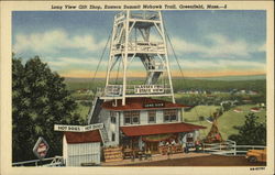 Long View Gift Shop, Eastern Summit Mohawk Trail Greenfield, MA Postcard Postcard