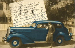 New Buick Automobile Postcard