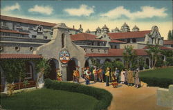 Indian Building and Alvarado Hotel Albuquerque, NM Postcard Postcard