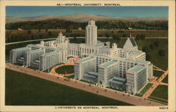 Montreal University Canada Misc. Canada Postcard Postcard